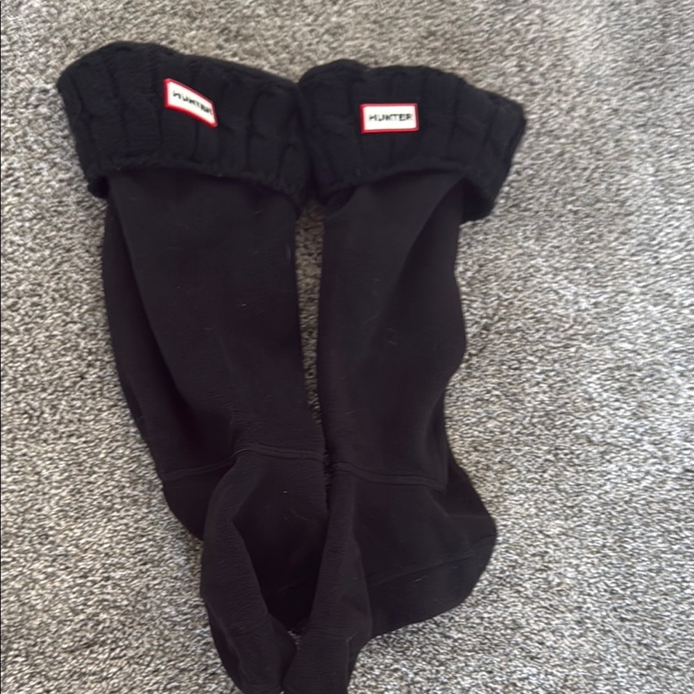 Hunter Black Boot Socks